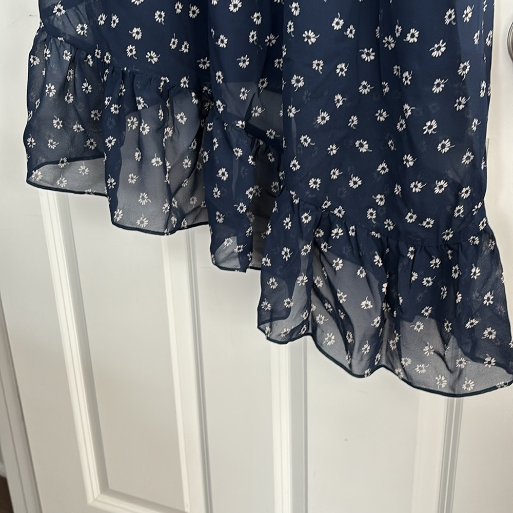 NWT Joie Alithea Dress Floral Navy Size Large (New With Tags) - Picture 11 of 16
